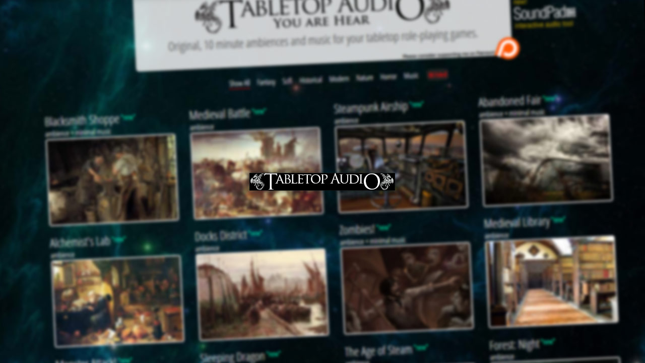 Ambient Soundtrack Audio Gaming Tool